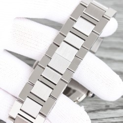 Cartier-Ronde Solo Date 42mm Diamonds SS/SS Blue Dial AF MY9015