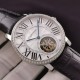 Rotonde De Cartier Tourb HPI00593 SS/LE White/Diam BBR Asia Tourb
