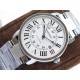Cartier-Ronde Solo Date 42mm SS/SS White ZF Miyota 9015