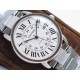 Cartier-Ronde Solo Date 42mm SS/SS White ZF Miyota 9015