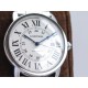 Cartier-Ronde Solo Date 42mm SS/SS White ZF Miyota 9015
