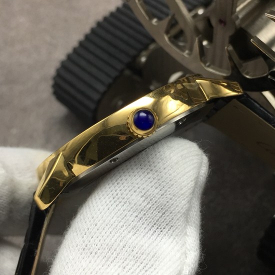 Cartier-Ronde Solo Date 42mm Dia YG/LE White Dial GBF MY9015