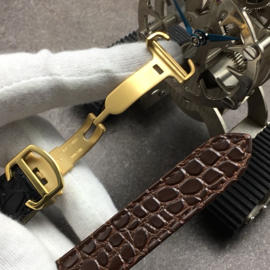 Cartier-Ronde Solo Date 42mm YG/LE White Dial GBF MY9015