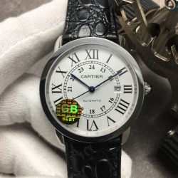 Cartier-Ronde Solo Date 42mm SS/LE White Dial GBF MY9015
