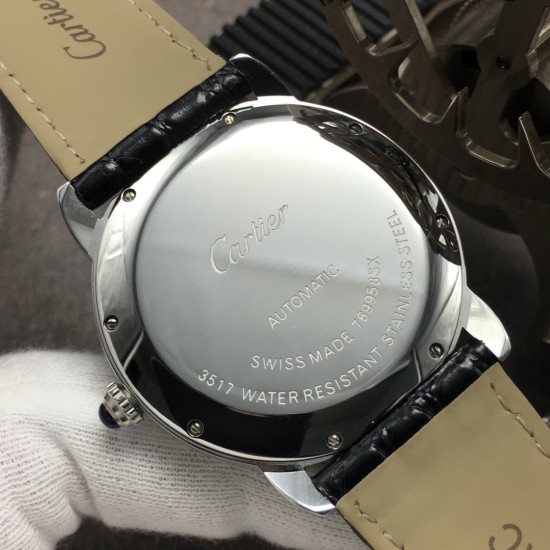 Cartier-Ronde Solo Date 42mm SS/LE White Dial GBF MY9015