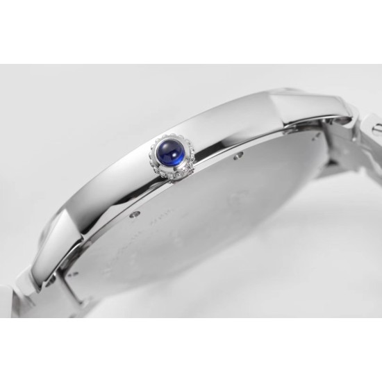 Cartier-Ronde Solo Date 42mm SS/SS Blue Dial AF MY9015