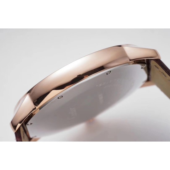 Cartier-Ronde Solo Date 42mm Dia RG/LE White Dial AF MY9015