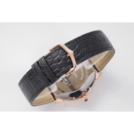 Cartier-Ronde Solo Date 42mm Dia RG/LE White Dial AF MY9015