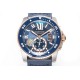 Cartier-Calibre de Cartier 42mm RG/SS/RU Blue F5F 1:1 Cal.1904-PS