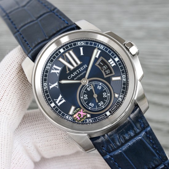 Cartier-Calibre de Cartier SS/LE Black Dail/RMN TXF Cal.1904-PS