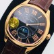 Cartier-Drive De Cartier Moonphase 40mm RG/LE Black Dial EGF MY9015