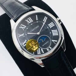 Cartier-Drive De Cartier Moonphase 40mm SS/LE Black Dial EGF MY9015