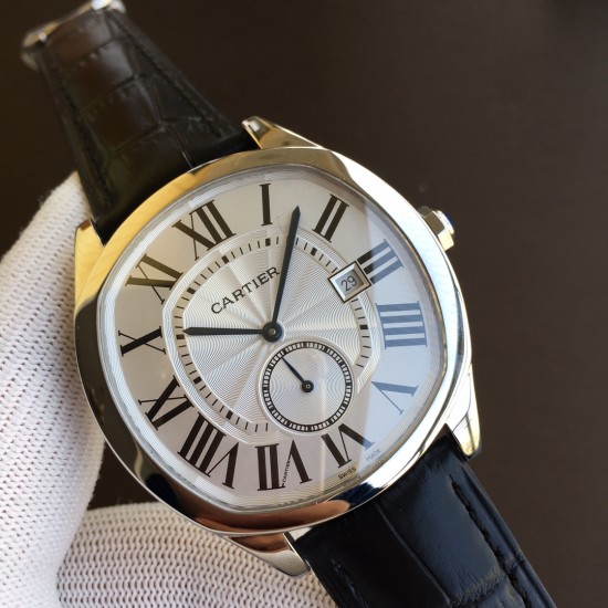 Cartier-Drive De Cartier WSNM0004 40mm SS/LE White Dial TWF
