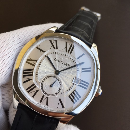 Cartier-Drive De Cartier WSNM0004 40mm SS/LE White Dial TWF