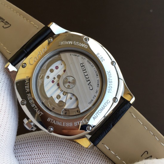 Cartier-Drive De Cartier WSNM0004 40mm SS/LE White Dial TWF