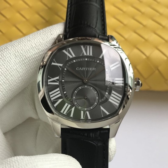 Cartier-Drive De Cartier WSNM0004 40mm SS/LE Black Dial A8F Automatic