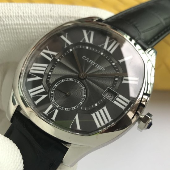 Cartier-Drive De Cartier WSNM0004 40mm SS/LE Black Dial A8F Automatic
