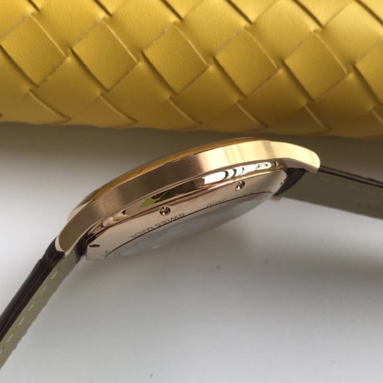 Cartier-Drive De Cartier WSNM0004 40mm RG/LE Black Dial A8F Automatic