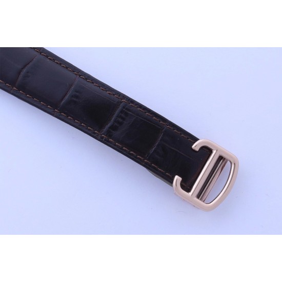 Cartier-Drive De Cartier 41mm Tourbillon RG/LE White Dial BBRF Tourbillon