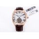 Cartier-Drive De Cartier 40mm RG/LE White Textured Dial BLSF Tourb