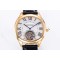 Cartier-Drive De Cartier 40mm YG/LE White Textured Dial BLSF Tourb