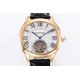 Cartier-Drive De Cartier 40mm YG/LE White Textured Dial BLSF Tourb
