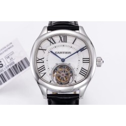 Cartier-Drive De Cartier 40mm SS/LE White Textured Dial BLSF Tourb