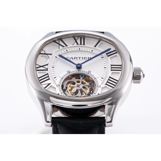 Cartier-Drive De Cartier 40mm SS/LE White Textured Dial BLSF Tourb