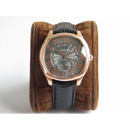 Cartier-Drive De Cartier WSNM0004 40mm RG/LE Black Dial GSF Automatic