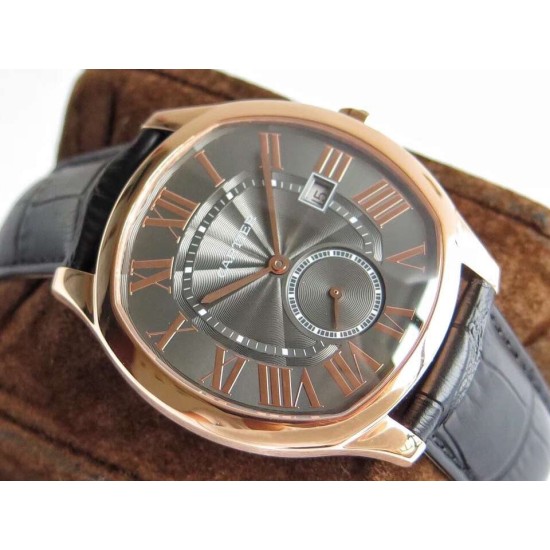 Cartier-Drive De Cartier WSNM0004 40mm RG/LE Black Dial GSF Automatic