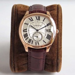 Cartier-Drive De Cartier WSNM0004 40mm RG/LE White Dial GSF Automatic