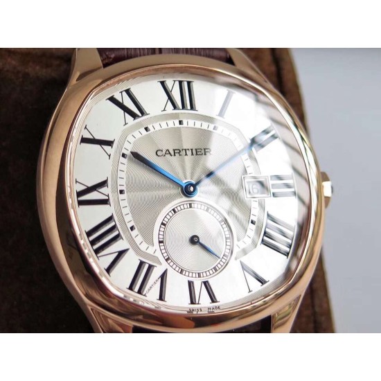 Cartier-Drive De Cartier WSNM0004 40mm RG/LE White Dial GSF Automatic