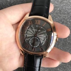 Cartier-Drive De Cartier WSNM0004 40mm RG/LE Black Dial GSF Automatic