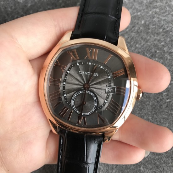 Cartier-Drive De Cartier WSNM0004 40mm RG/LE Black Dial GSF Automatic