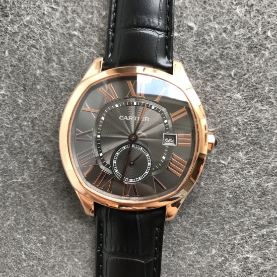 Cartier-Drive De Cartier WSNM0004 40mm RG/LE Black Dial GSF Automatic