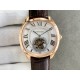 Cartier-Drive De Cartier 41mm Tourbillon RG/LE White Tourbillon