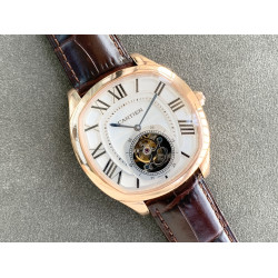 Cartier-Drive De Cartier 41mm Tourbillon RG/LE White Tourbillon