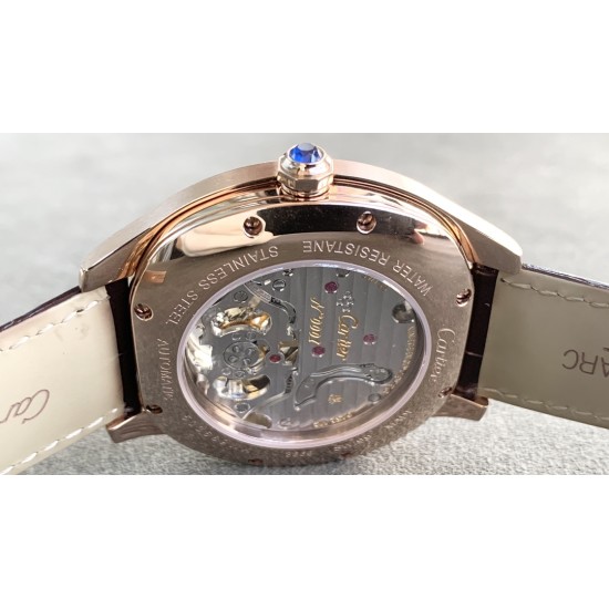 Cartier-Drive De Cartier 41mm Tourbillon RG/LE White Tourbillon