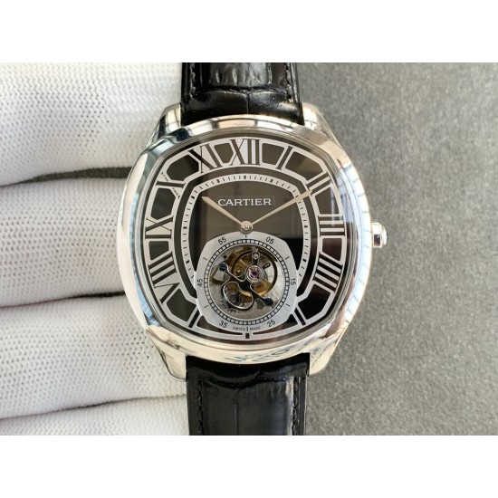 Cartier-Drive De Cartier 41mm Tourbillon SS/LE Grey Tourbillon