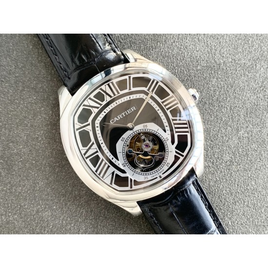 Cartier-Drive De Cartier 41mm Tourbillon SS/LE Grey Tourbillon