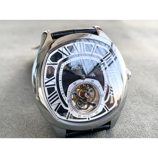 Cartier-Drive De Cartier 41mm Tourbillon SS/LE Grey Tourbillon