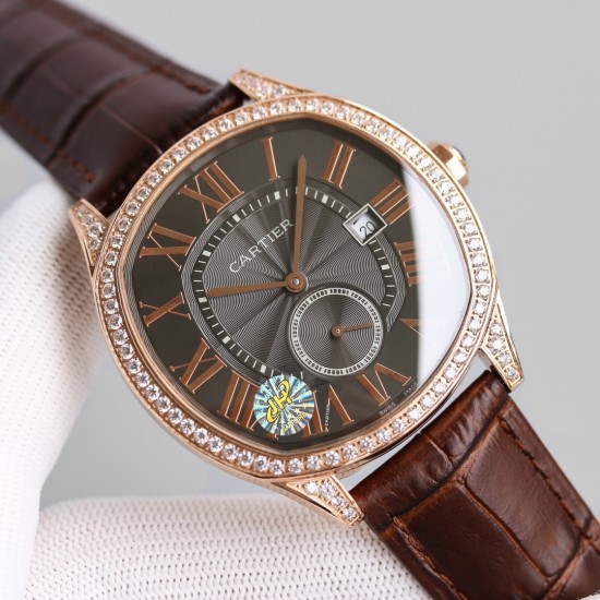 Cartier-Drive De Cartier 40mm Diam SS/LE White Dial JHF Automatic