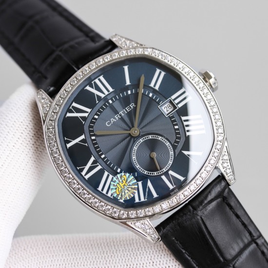 Cartier-Drive De Cartier 40mm Diam SS/LE White Dial JHF Automatic