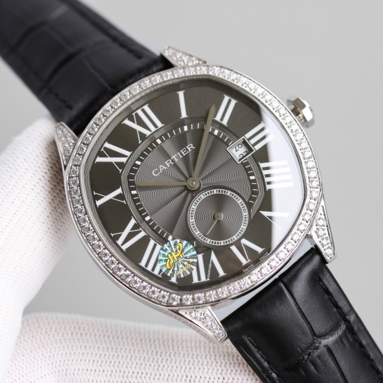 Cartier-Drive De Cartier 40mm Diam SS/LE Blue Dial JHF Automatic