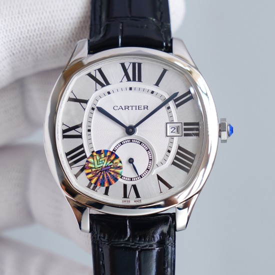 Cartier-Drive De Cartier WSNM0004 40mm SS/LE White Dial LZF Automatic
