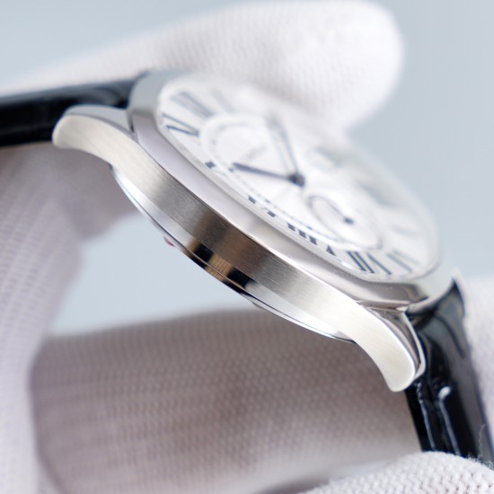 Cartier-Drive De Cartier WSNM0004 40mm SS/LE White Dial LZF Automatic