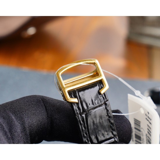 Cartier-Drive De Cartier 40mm YG/LE White Dial TWF Automatic