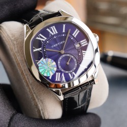 Cartier-Drive De Cartier 40mm SS/LE Black Dial TWF Automatic