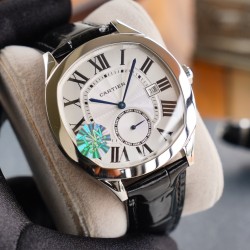 Cartier-Drive De Cartier 40mm SS/LE Blue Dial TWF Automatic