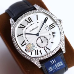 Cartier-Drive De Cartier 41mm Diam SS/LE White Dial F5F Automatic